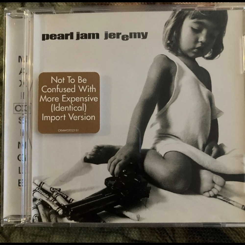 Jeremy [US] [Single] by Pearl Jam (CD, Jun-1995, Sony Music Distribution